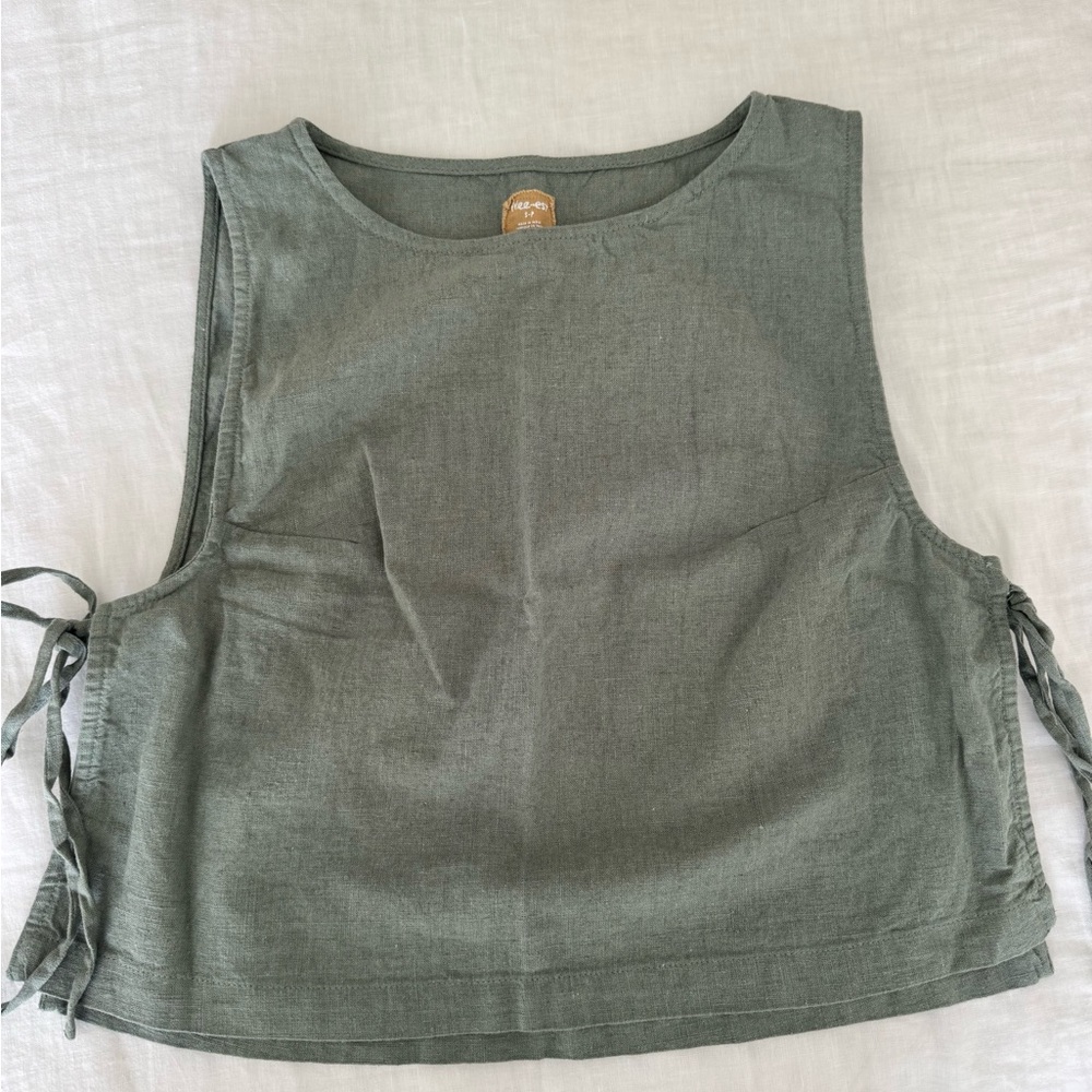 Free people nora cotton linen top
